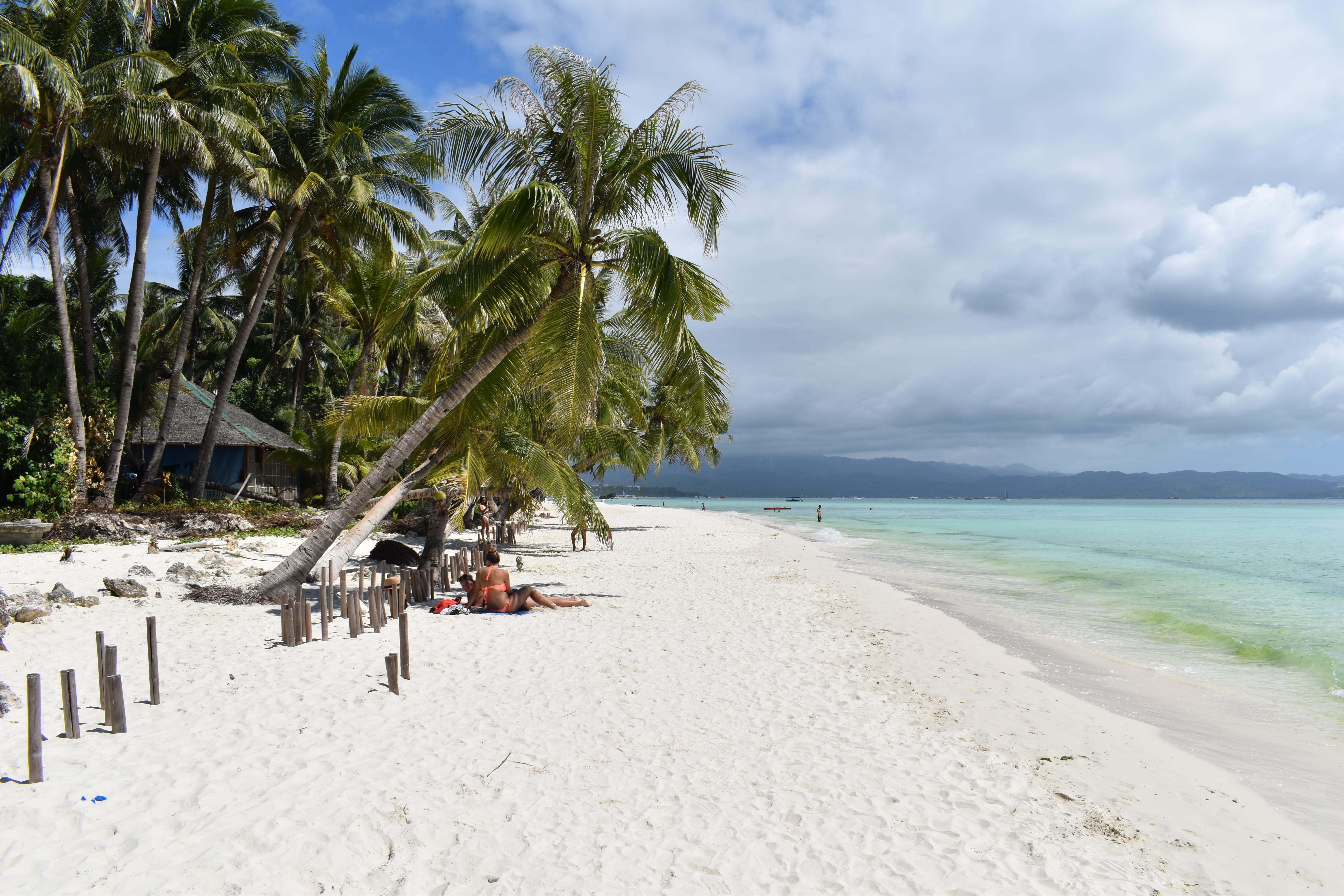 Beautiful beach in Boracay Phillipines